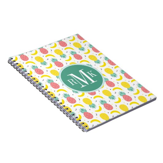 熱帯カラフル果実模様 ノートブック (右側)