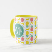 熱帯カラフル果実模様 マグカップ (正面左)