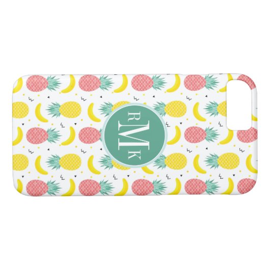 熱帯カラフル果実模様 Case-Mate iPhoneケース (裏面(横))