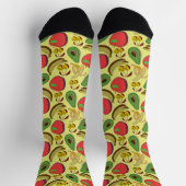 熱帯カラフル果実継ぎ目の包装 ソックス (上部)