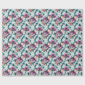 熱帯カラフル模様 ラッピングペーパー (フラット)