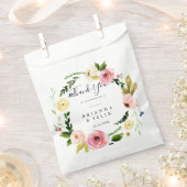 熱帯カラフル秋フローラサンキュー結婚ズ フェイバーバッグ (クリップ留めされた状態)