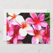 熱帯カラフル結婚式招待状 招待状 (裏面)