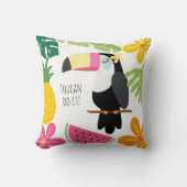 熱帯カラフル自然 クッション (正面)