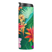熱帯カラフル花パターン タンブラー (回転右)