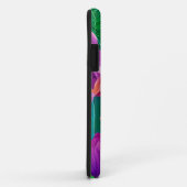 熱帯カラフル花パターン Case-Mate iPhoneケース (裏面/右)