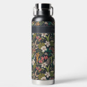 熱帯カラフル花柄 ウォーターボトル (正面)