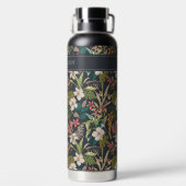熱帯カラフル花柄 ウォーターボトル (背面)