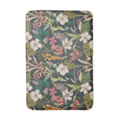 熱帯カラフル花柄 バスマット