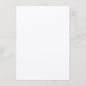 熱帯カラフル花結婚の詳細 エンクロージャーカード (裏面)