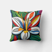 熱帯カラフル装飾用クッション。 クッション (裏面)