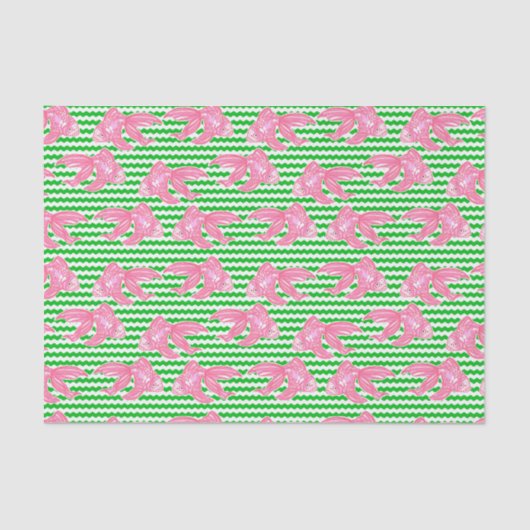 熱帯カラフル金魚の山形 薄葉紙 (正面)