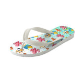 熱帯カラフル魚 キッズビーチサンダル (アングル)
