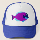 熱帯カラフル魚 キャップ (正面)