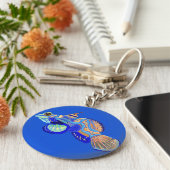 熱帯カラフル魚 キーホルダー (側面)