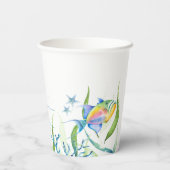 熱帯カラフル魚 紙コップ (裏面)
