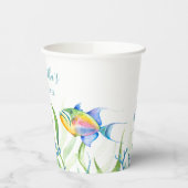 熱帯カラフル魚 紙コップ (左)