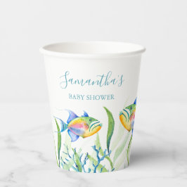 熱帯カラフル魚 紙コップ