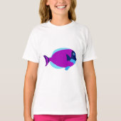 熱帯カラフル魚 Tシャツ (正面)