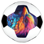 熱帯カラフル鳥 サッカーボール (回転)