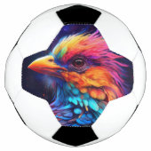 熱帯カラフル鳥 サッカーボール (正面)