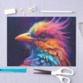 熱帯カラフル鳥 薄葉紙 (クラフト)