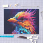 熱帯カラフル鳥 薄葉紙 (クラフト)