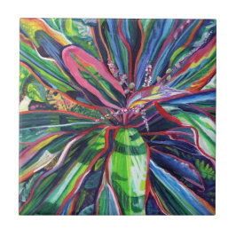 熱帯カラフルTi葉セラミックタイル タイル