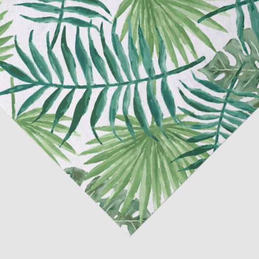 熱帯カリフォルニアのギフト夏のヤシの葉のパターン 薄葉紙 (詳細)