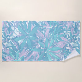 熱帯カリブの朝 ビーチタオル