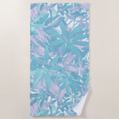 熱帯カリブの朝 ビーチタオル (正面)