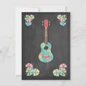 熱帯カルクボードルアウ(ハワイ式宴会)ベビーシャワー招待状 招待状 (裏面)