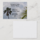 熱帯カードテンプレート 名刺 (正面/裏面)