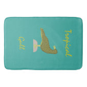 熱帯ガルブラウン バスマット (正面)