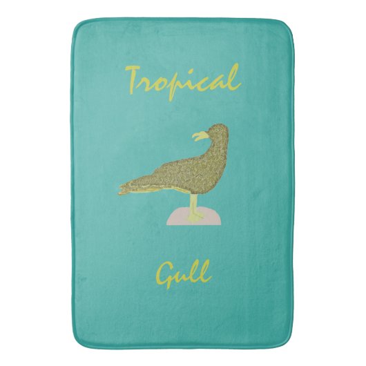 熱帯ガルブラウン バスマット (正面縦)