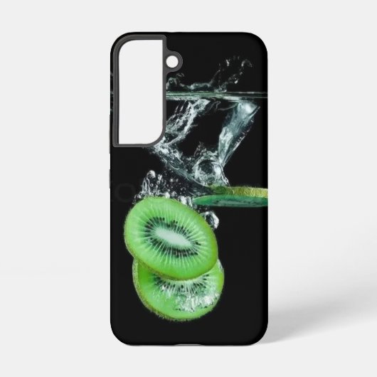 熱帯キウイ水スプラッシュフォンカバー SAMSUNG GALAXYケース (裏面)