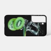 熱帯キウイ水スプラッシュフォンカバー SAMSUNG GALAXYケース (裏面横)