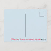 熱帯ギリシャ島 ポストカード (裏面)