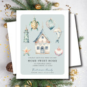 熱帯クリスマスの引っ越しのお知らせ 案内ポストカード