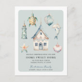 熱帯クリスマスの引っ越しのお知らせ 案内ポストカード (正面)