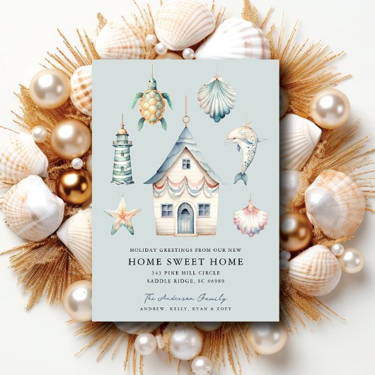 熱帯クリスマスの引っ越しのお知らせ 案内状