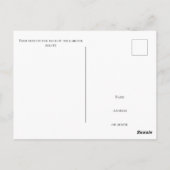 熱帯クリスマスカラフル挨拶 ポストカード (裏面)