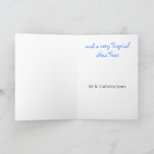 熱帯クリスマスカード シーズンカード (内部)