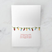 熱帯クリスマスサンタスターフィッシュ シーズンカード (内部)