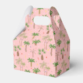 熱帯クリスマスパームツリーパターン フェイバーボックス (裏面サイド)