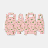 熱帯クリスマスパームツリーパターン フェイバーボックス (折り畳みなし)