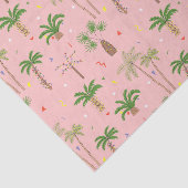 熱帯クリスマスパームツリーパターン 薄葉紙 (詳細)