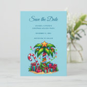 熱帯クリスマスパームツリー セーブザデート (スタンド正面)