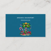 熱帯クリスマスパームツリー 名刺 (正面)