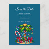 熱帯クリスマスパームツリー 案内ポストカード (正面)